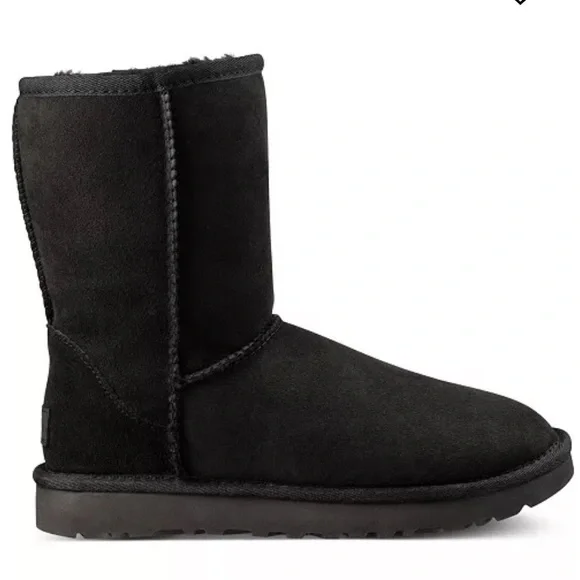 UGG- Brand New- Australia Classic Short. Color: Black 5825 BOOTS- Womens 9 - Picture 5 of 17